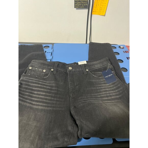 LUCKY BRAND New Women Jeans Ava Mid Rise Skinny in Black size 12/31 - Picture 9 of 15